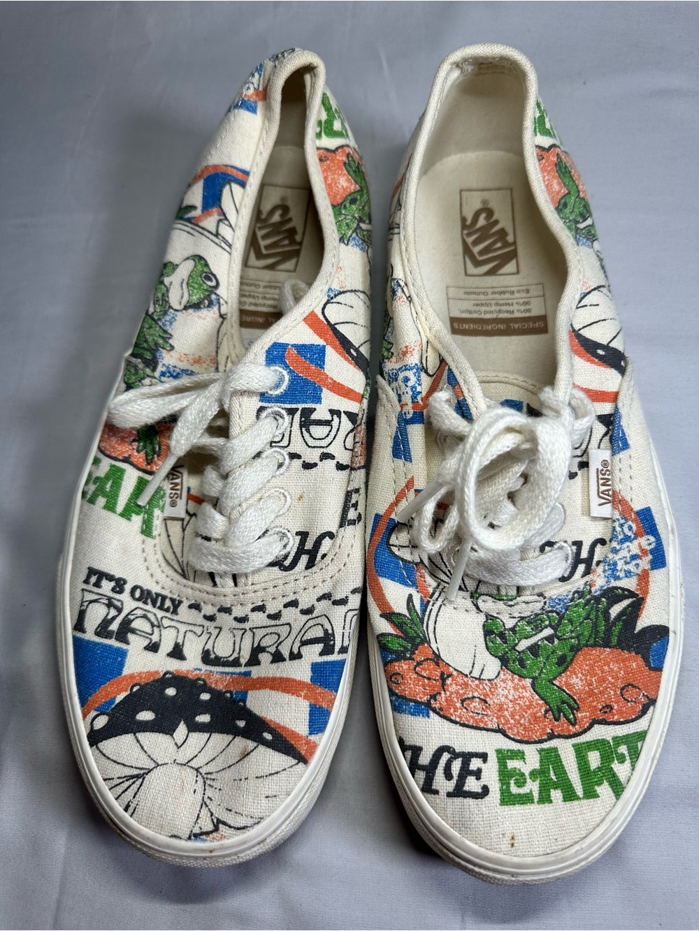 Vans Authentic Eco Theory “Positivity” Women size 8.5